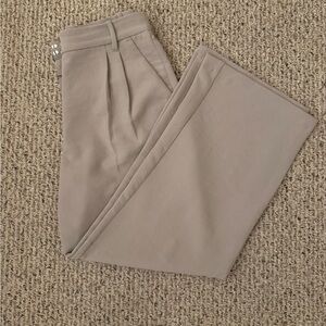 Abercrombie & Fitch Gray Wide Leg Dress Pants